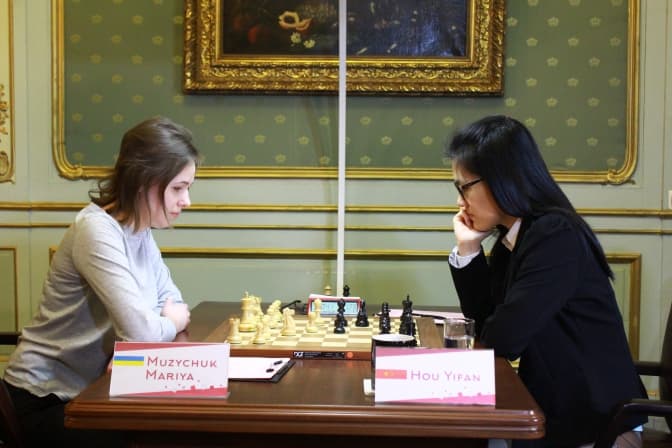 Восьма партія Матчу за звання Чемпіонки світу з шахів серед жінок завершилась нічиєю