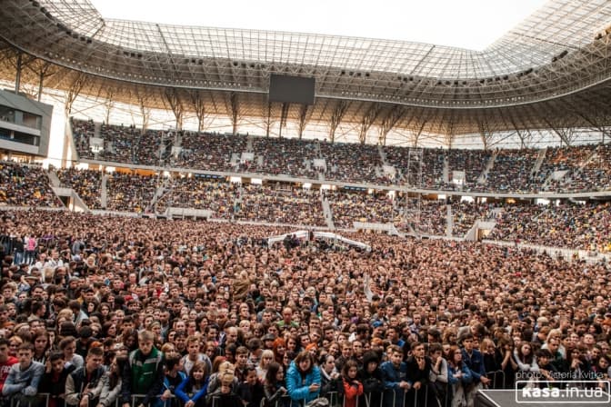 Завтра у Львові концерт гурту «Океан Ельзи». Як дістатися до стадіону?