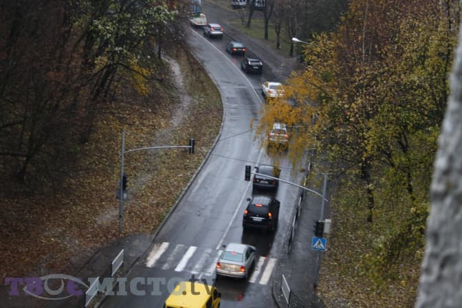 Ситуація на дорогах Львова: затори на вулиці Сахарова