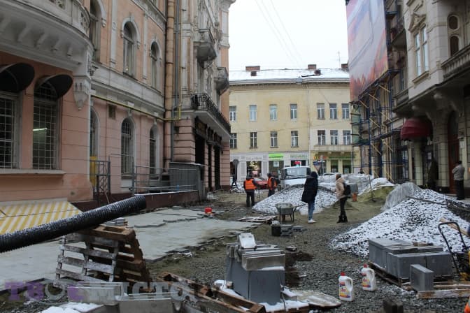 Відремонтовану вулицю Руданського планують відкрити до кінця року. Фото