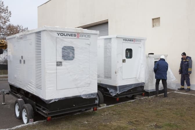 Київводоканал отримав генератори від ЮНІСЕФ