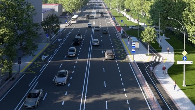 У Києві капітально відремонтують проспект Валерія Лобановського в Солом’янському районі