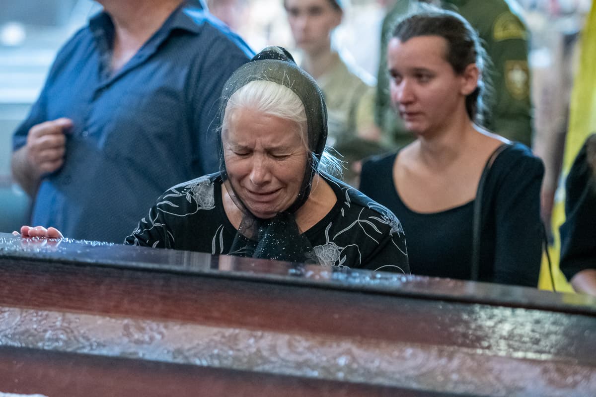 У Львові попрощалися із загиблим захисником. Фото