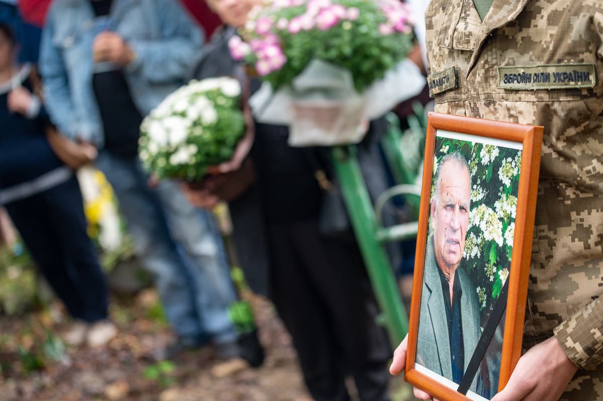 У Львові попрощалися із воїном УПА Йосипом Гулою. Фото