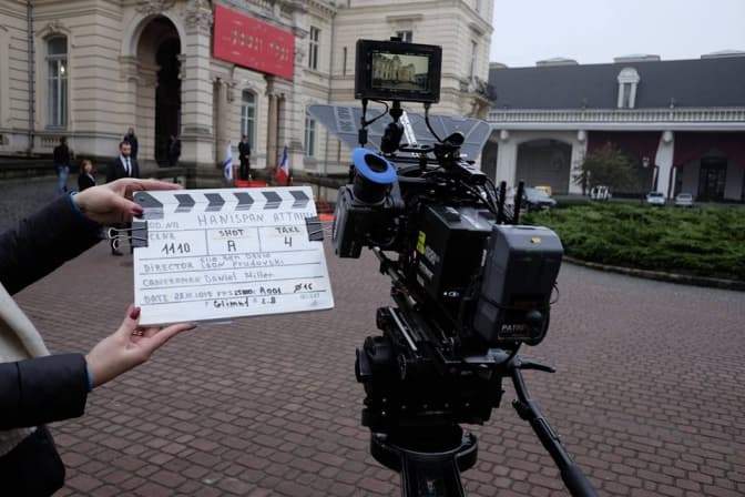 У Львові знімають французький серіал, події якого відбуваються в Парижі. Фото