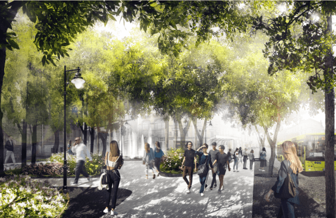 Якою буде площа Галицька з новим фонтаном та куди подінуть «Кульбабу»