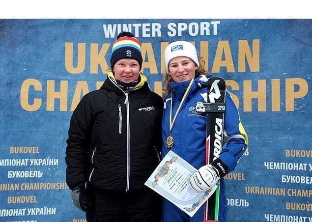 Львів’янка стала дворазовою чемпіонкою України з гірськолижного спорту