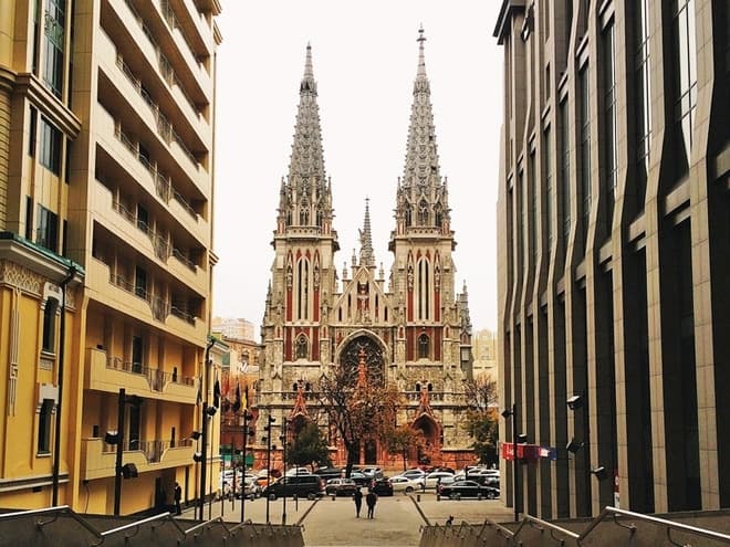 Миколаївський костел у Києві. Фото: з відкритих джерел