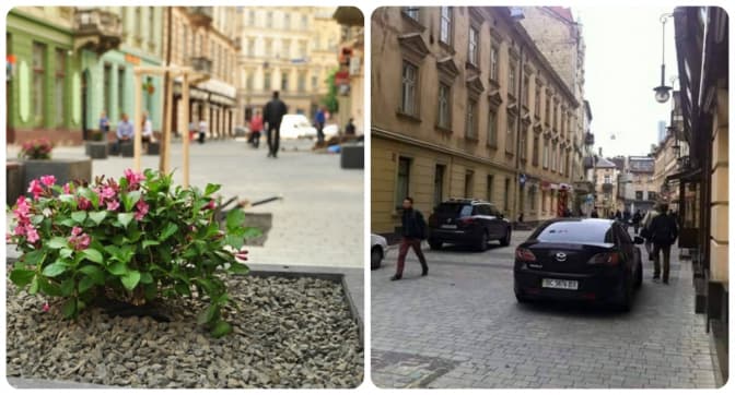 Львів’ян обурюють припарковані на вулиці Курбаса авто