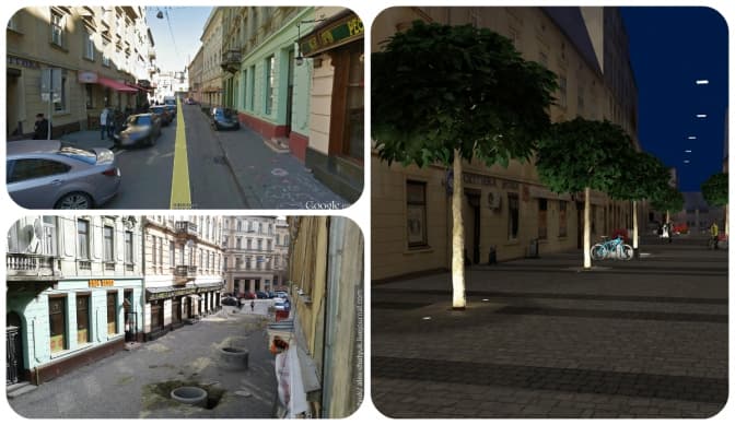 Як виглядатиме пішохідна вулиця Курбаса. Найновіший проект