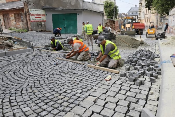 У Львові відкрили вулицю Князя Лева, яку ремонтували за 7 млн грн