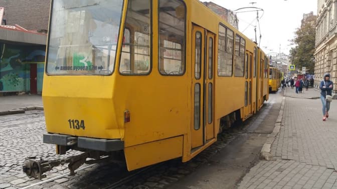 Ситуація на дорогах Львова. На Франка зупинилися трамваї