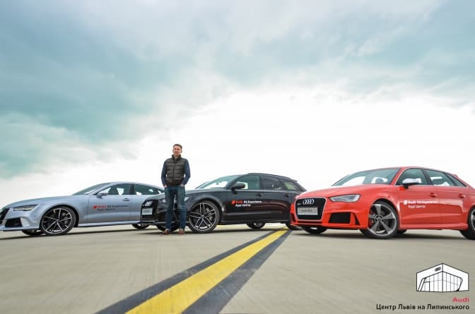 Тест-драйв: у Львові представили нові спортивні моделі Audi. Відео
