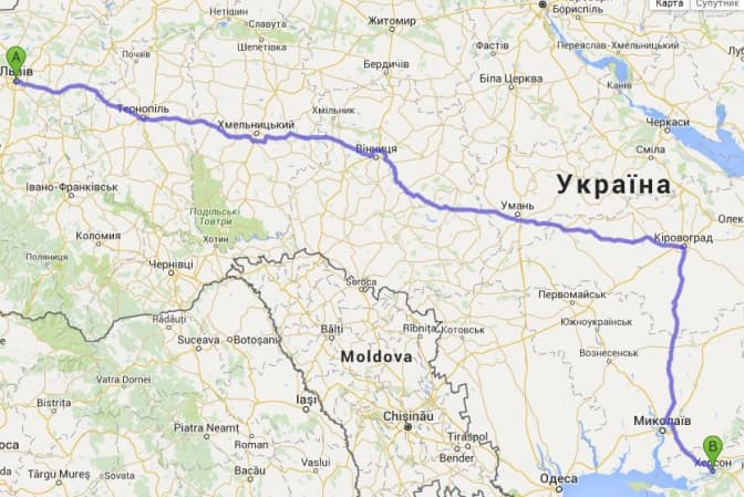 Львів та Херсон може з’єднати нова дорога