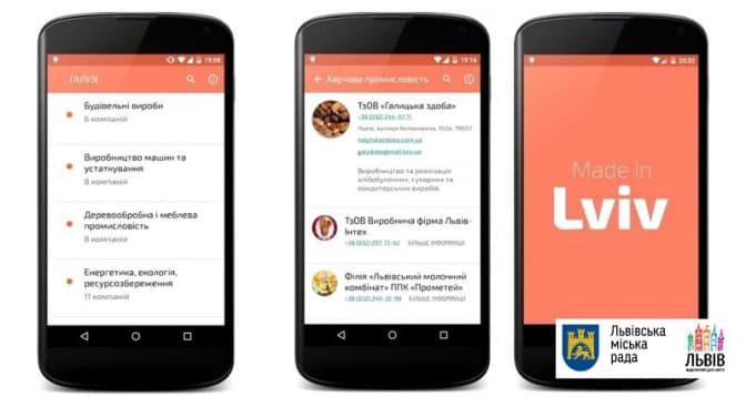 Львівські товари можна знайти в усіх регіонах з мобільного