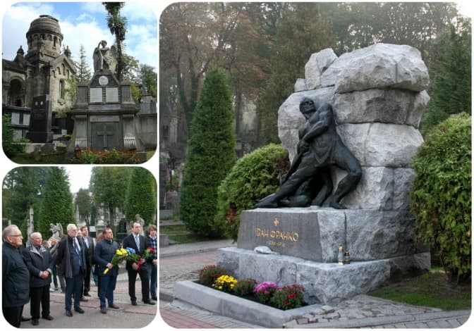 У Львові відреставрували пам’ятник на могилі Івана Франка. Фото