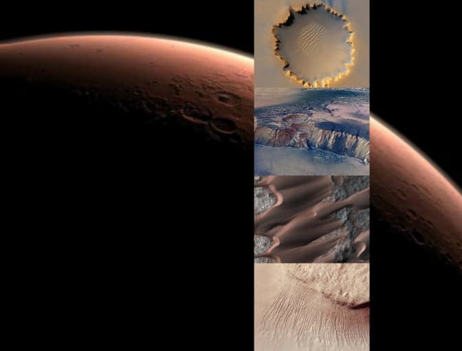 Науковці підтвердили існування води у рідкому стані на Марсі. Фото