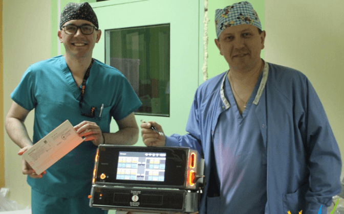 Чорнобильська лікарня у Львові отримала хірургічне обладнання для дітей. Фото