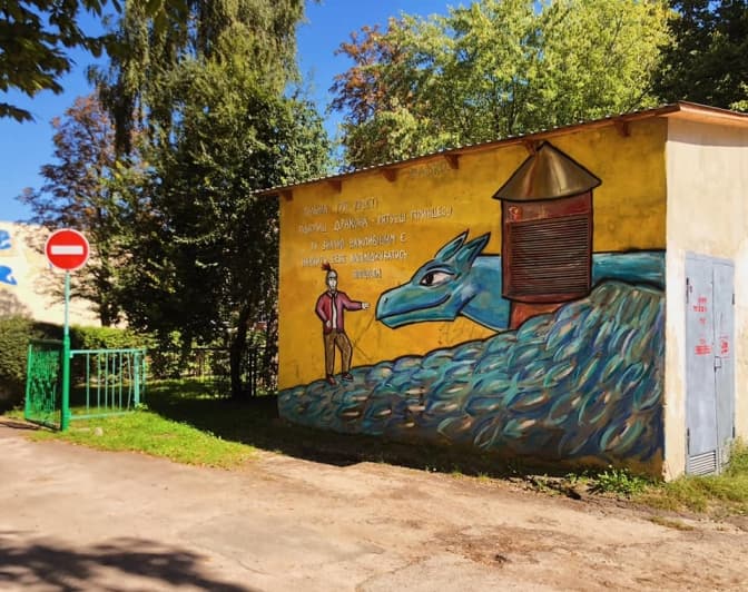 У Львові з'явився казковий мурал. Фотофакт