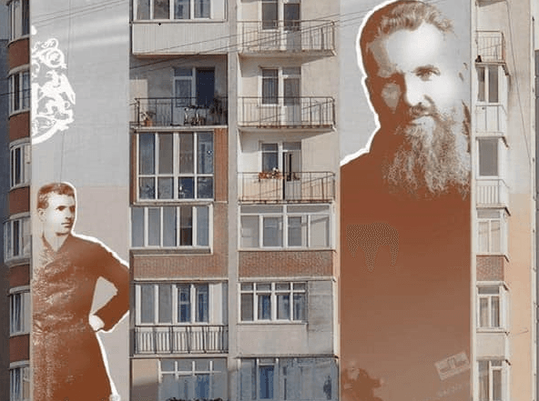 На Сихові малюють мурал, присвячений Андрею Шептицькому