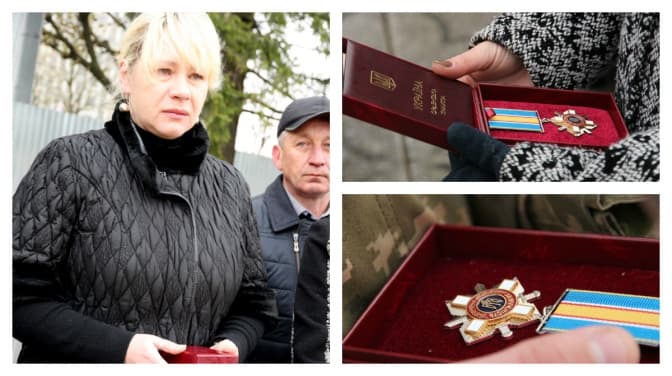 Зі сльозами на очах: у Львові посмертно нагородили Героїв