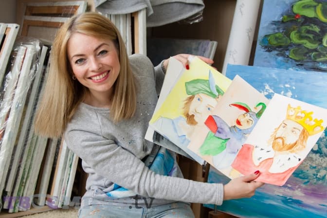 Акварель не терпить вагань. Люди і квіти художниці Тетяни Гамрищак