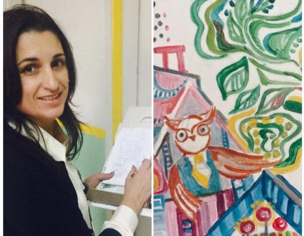 У Львові активісти розмальовують дитячу лікарню. Фото