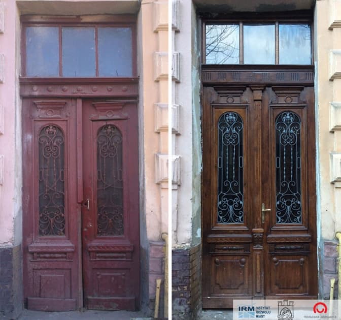 На Підзамче оновили ще одну браму. Фото