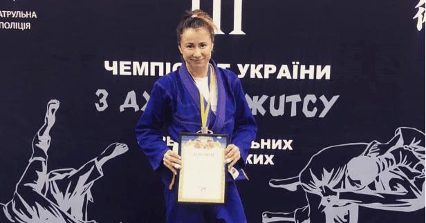 Львівська патрульна здобула срібло на чемпіонаті з джиу-джитсу. Фото