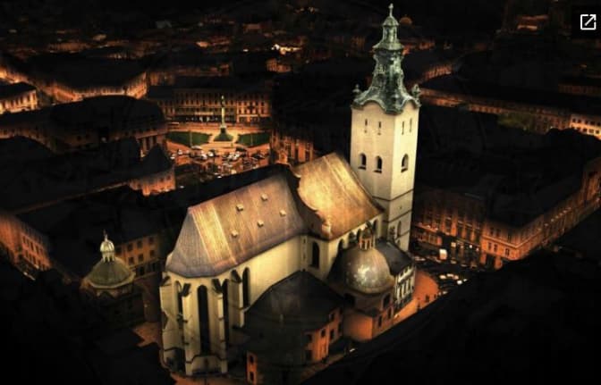 У Львові підсвітять Латинську Катедру. Візуалізація