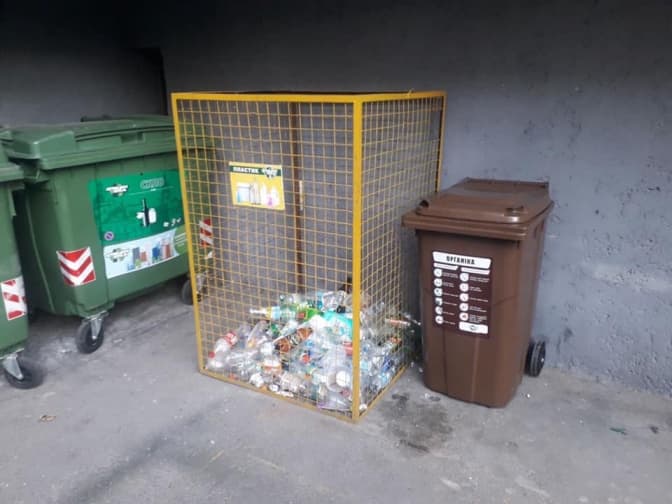 У Львові почали встановлювати контейнери для органічних відходів. Фото