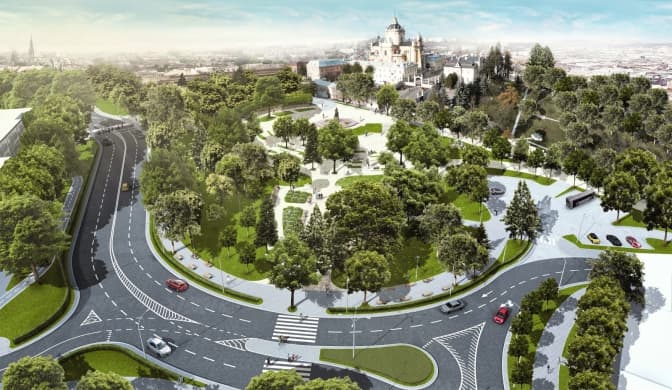 Як виглядатиме площа Святого Юра у Львові. Оновлений проект