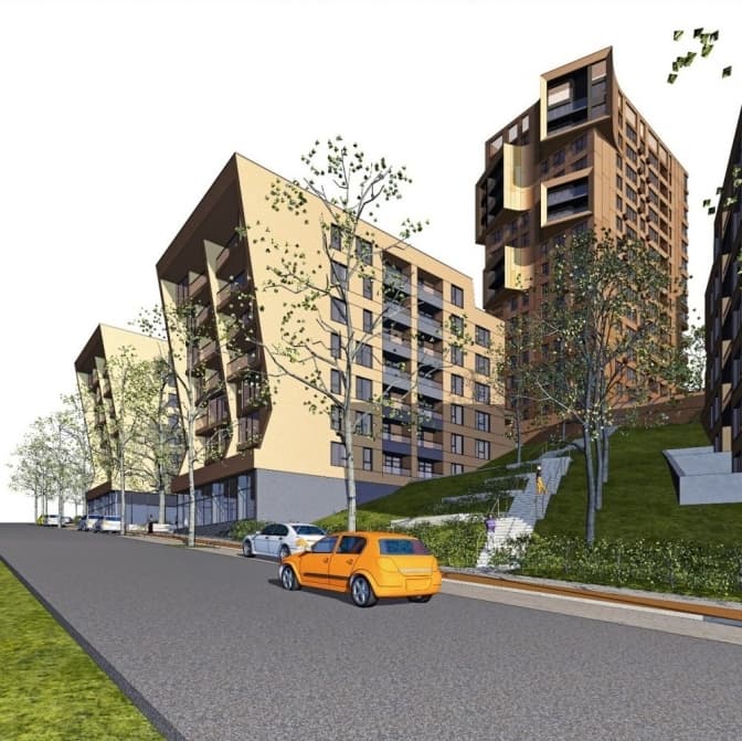 Як виглядатиме житловий комплекс на Щурата. У Львові обрали найкращий проєкт