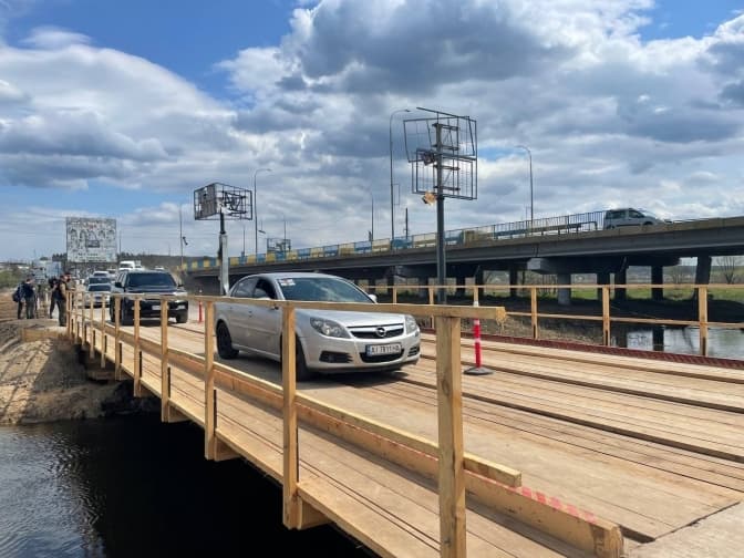 Варшавською трасою повністю відновили сполучення між Києвом та Житомиром