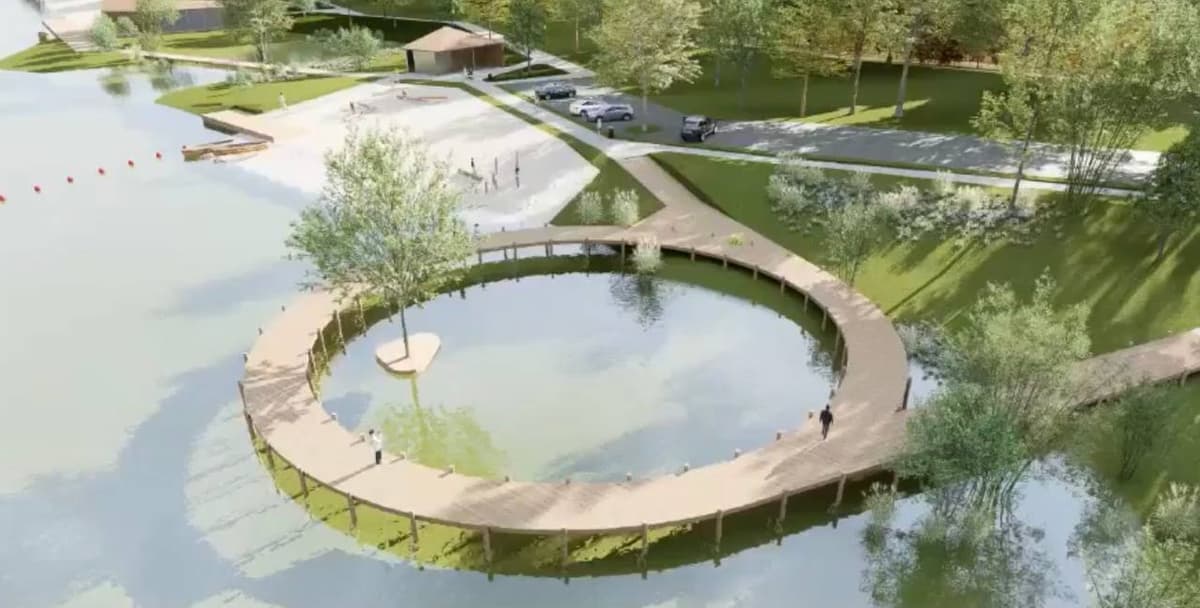 Майбутнє місце реабілітації. Як біля Львова планують відновити озеро