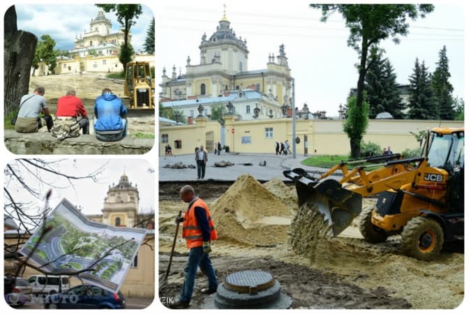 Пішохідна зона та 125 дерев. Що буде з площею св. Юра у Львові?