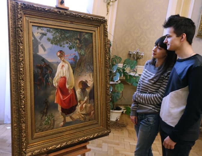 У Львові експонують оригінал Шевченкової "Катерини". Фото