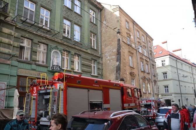 У Львові в центрі міста виникла пожежа. Є загиблий
