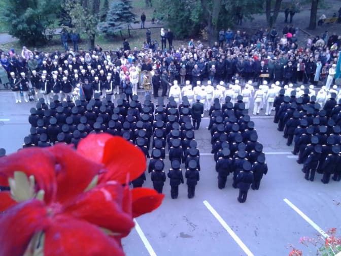 Сьогодні у Львові 300 курсантів присягнули на вірність Україні. Фото