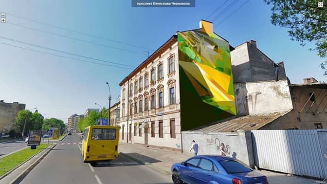 Польський художник хоче розмалювати стіну на просп. Чорновола у Львові