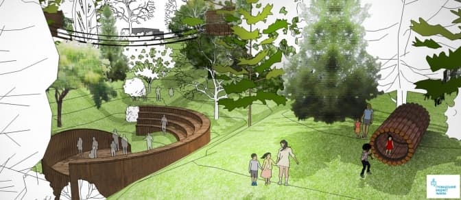 візуалізація проекту "Пригодницьке містечко для дітей"