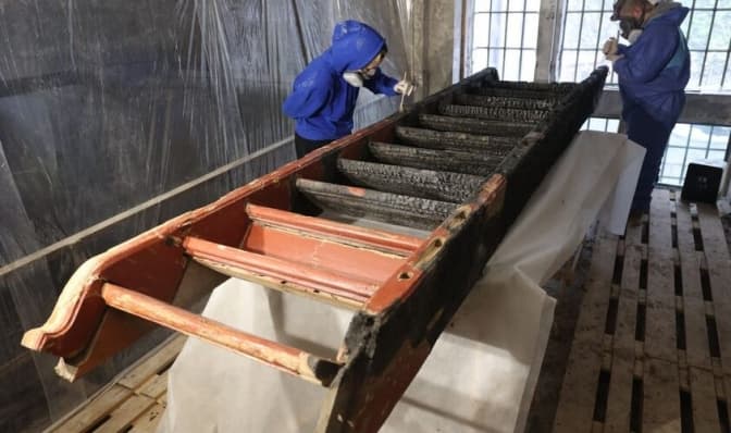 У Львові розпочали консервацію історичних сходів з музею Шухевича, який зруйнували росіяни