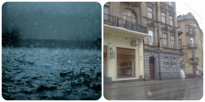 У Львові через зливу руйнується давній будинок. Фото