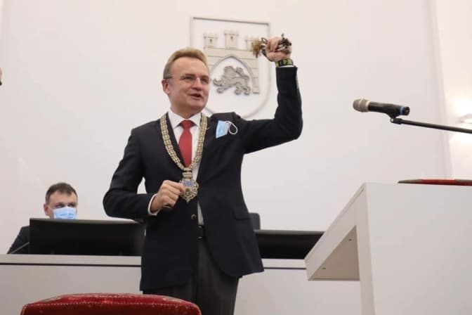 Андрій Садовий склав присягу голови Львівської ОТГ. Відео