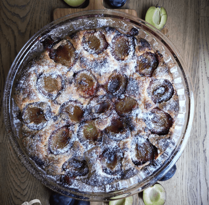 Рецепт сливового пирога з українських кулінарних книг 19-20 століть