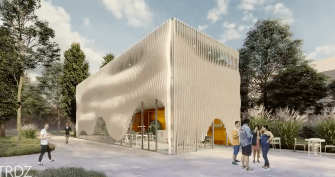 Біля парку у Львові зведуть ресторан із коворкінгом