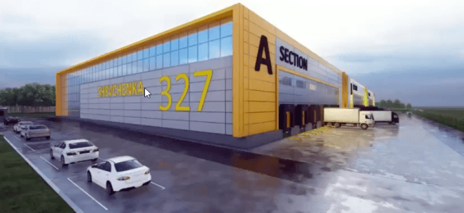 У Рясному погодили будівництво складського комплексу. Візуалізація