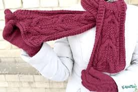 Цієї зими модні в'язані шапки та шалики