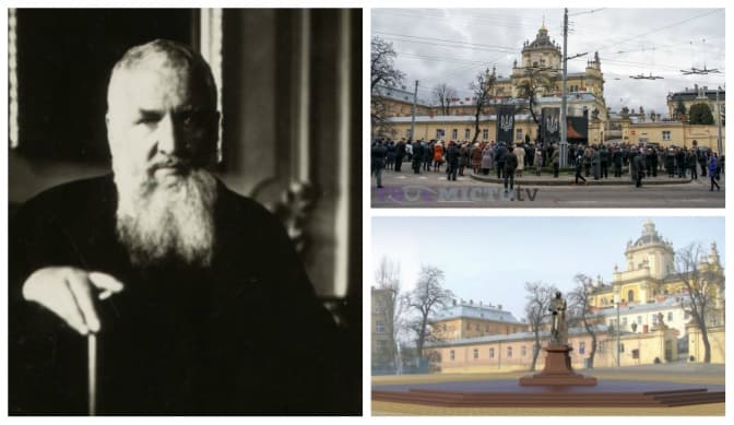 Відкриття пам’ятника Андрею Шептицькому. Наживо