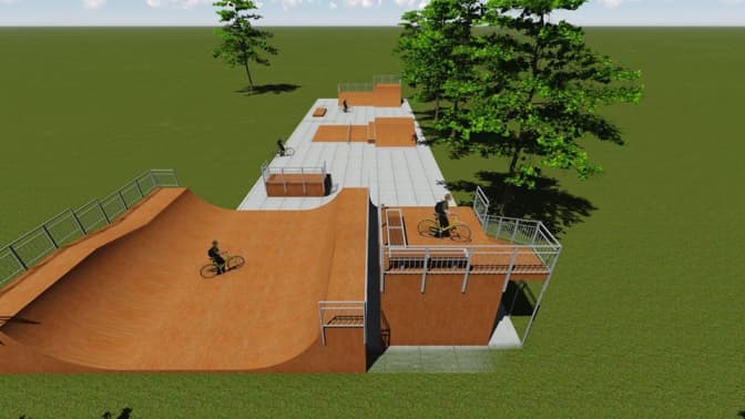 На вулиці Винниченка облаштують баскетбольний та скейт-майданчики